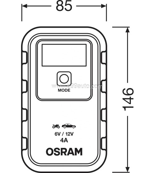 Osram BATTERYcharge 904 Okos Akkumulátortöltő